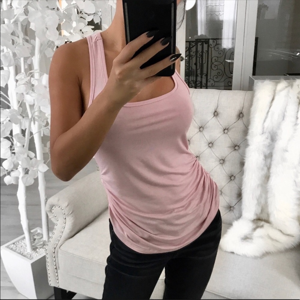 Blush pink tank
